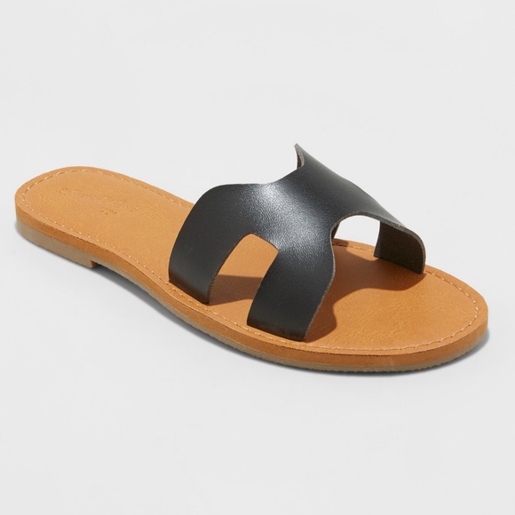 Shoes - Black slides